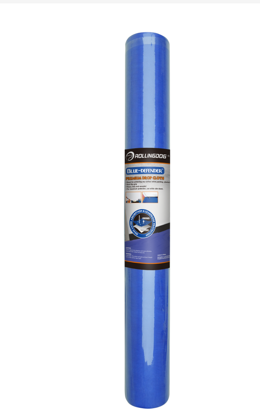 BLUE-DEFENDER™ Premium Drop Cloth - 3' x 98'