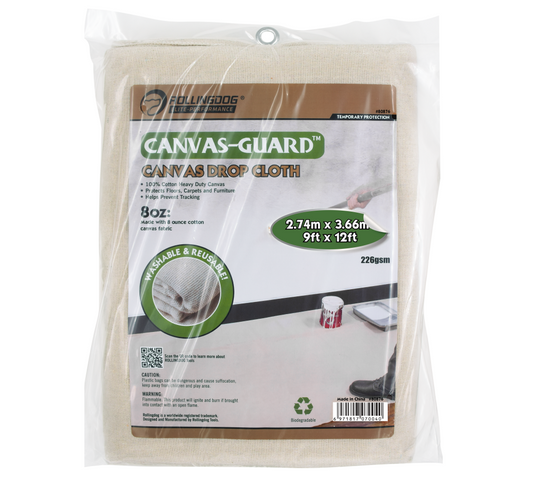 CANVAS GUARD™ Canvas Drop Cloth 9' x 12'