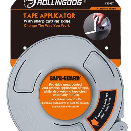 80937-SAFE-GUARD™ 1 inch tape applicator with sharp cutting edge for masking tape