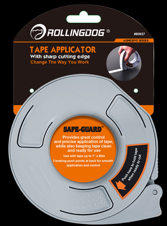 80937-SAFE-GUARD™ 1 inch tape applicator with sharp cutting edge for masking tape