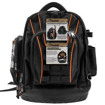 80999-Durable painter’s tool backpack with elastic straps and compartments