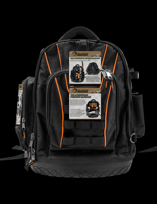 80999-Durable painter’s tool backpack with elastic straps and compartments