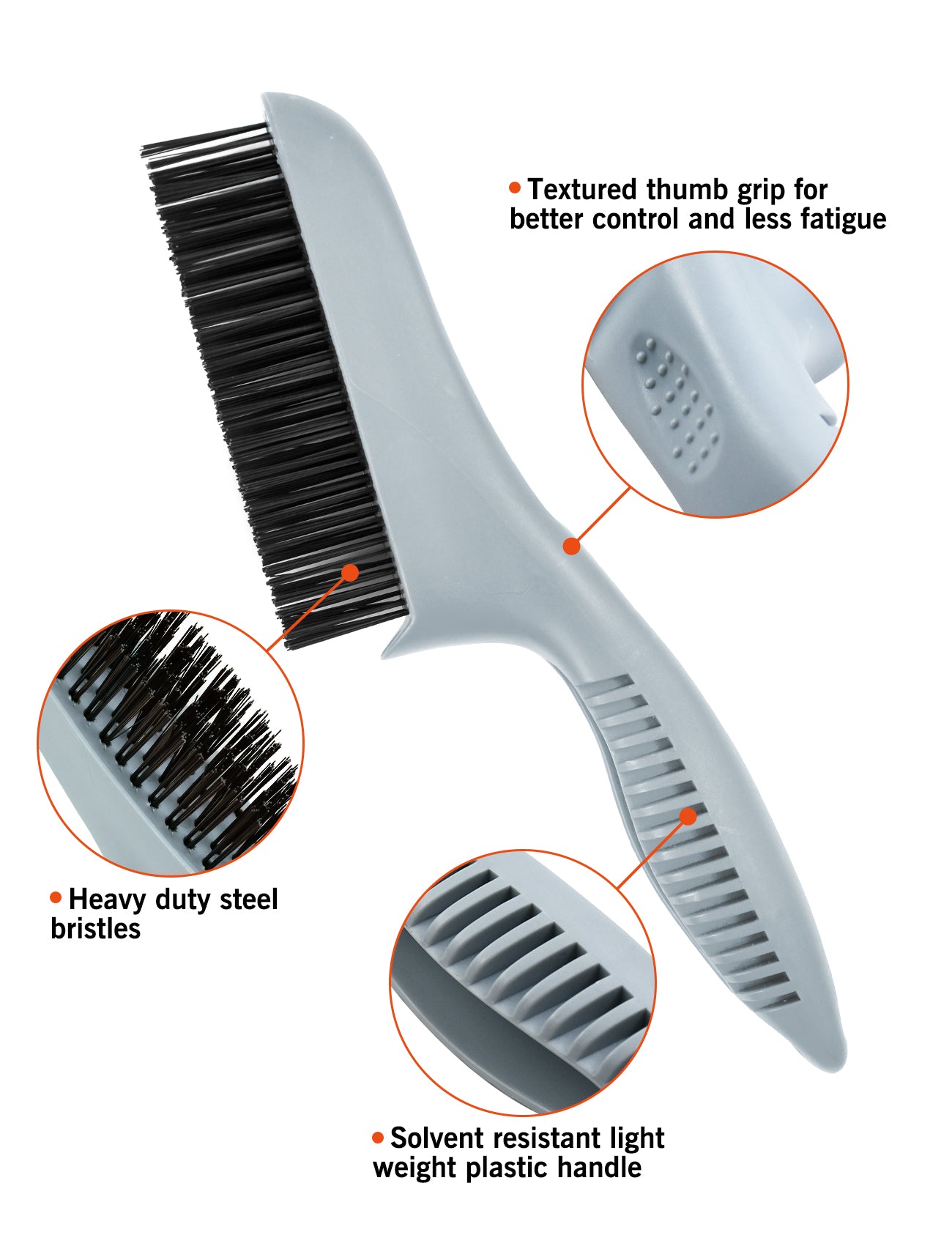 Steel Wire Brush With Case