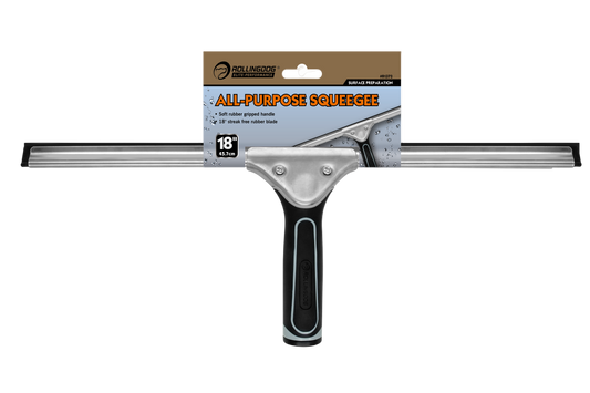 18 inch streak-free rubber blade held with stainless steel clip