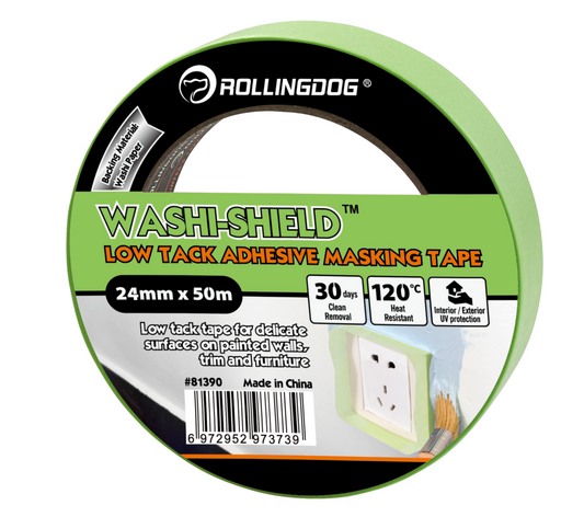 1" Low Tack Adhesive Masking Tape