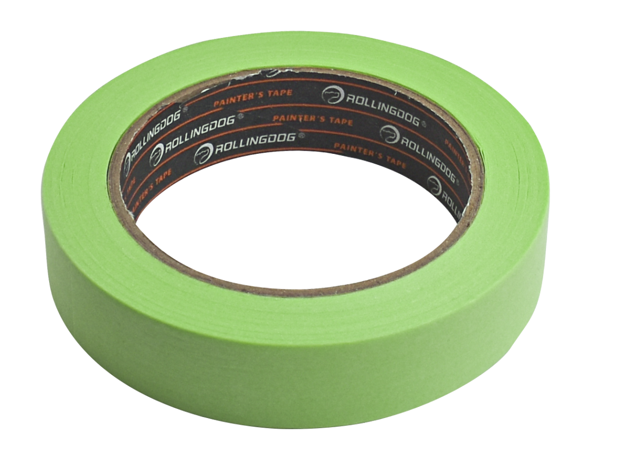 Protecting furniture edges with ROLLINGDOG 1 inch low tack masking tape