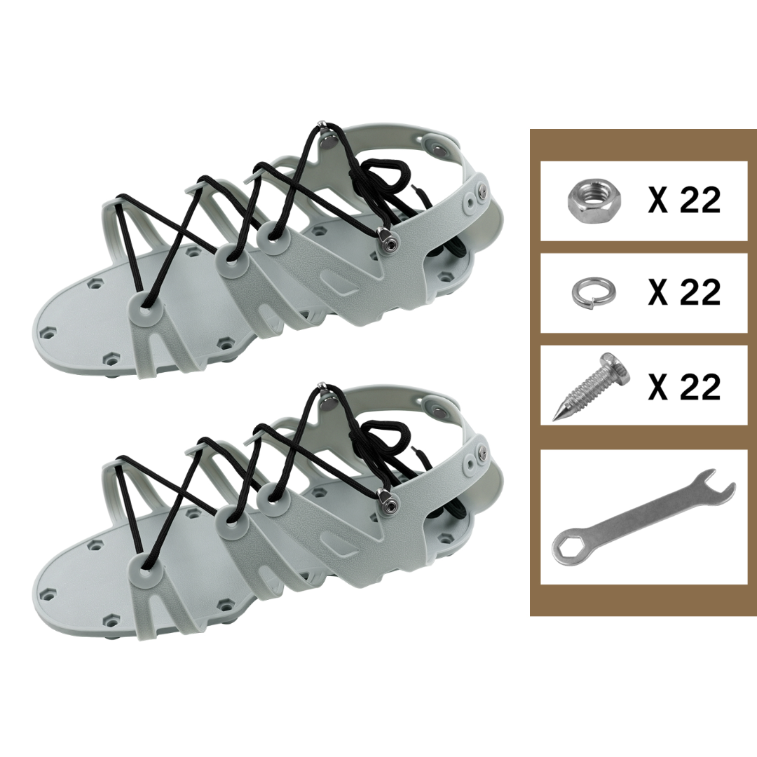 Zapatos con clavos de epoxi para piso - con cordones