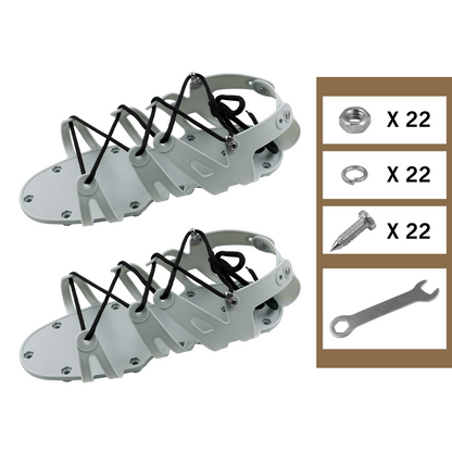 Zapatos con clavos de epoxi para piso - con cordones