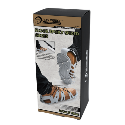 81456-Floor Epoxy Spiked Shoes Laced with 11 corrosion-resistant spikes
