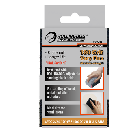 RollingDog sandpaper 180 grit very fine