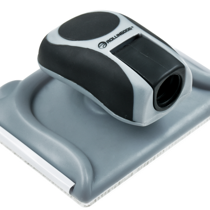 rotating paint edger with extension pole for ceiling trim