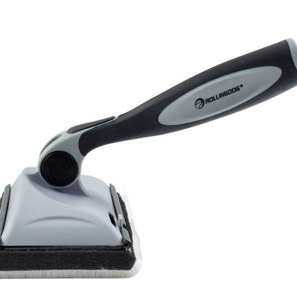Adjustable handle ROLLINGDOG PRO-ANGLE paint pad with 7 inch pad surface