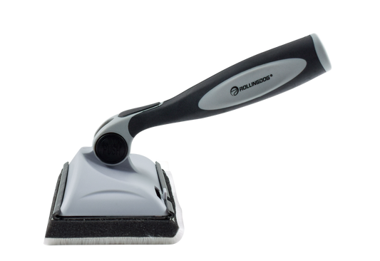 Adjustable handle ROLLINGDOG PRO-ANGLE paint pad with 7 inch pad surface