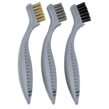 Three gray brushes with different bristle colors by RollingDog