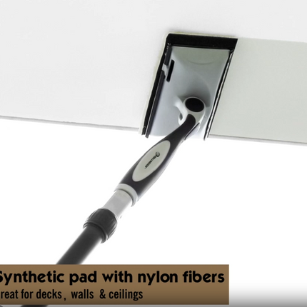 Applying smooth wall paint with ROLLINGDOG 7 inch PRO-ANGLE adjustable paint pad