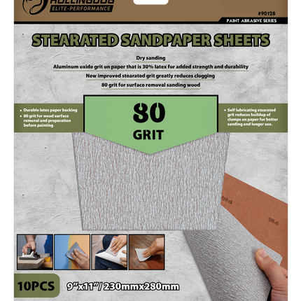 Rollingdog 80 grit sanding sheet