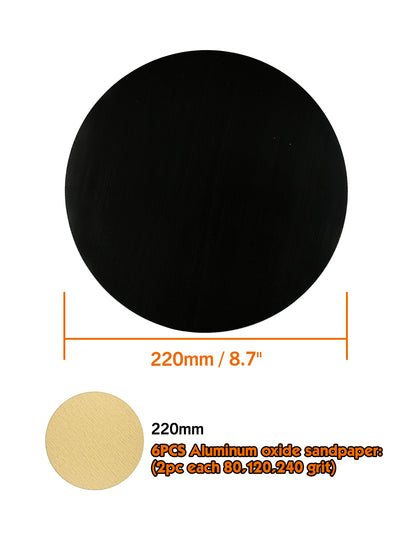 Juego de lijadoras radiales SURFEX™ de 9 piezas