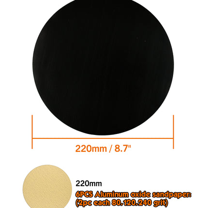 90155-220 grit sandpaper