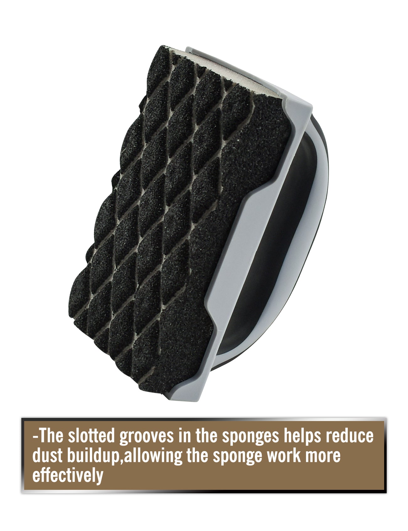 90177-features 4 PC sanding sponge set with ergonomic handle and 3 sanding sponges