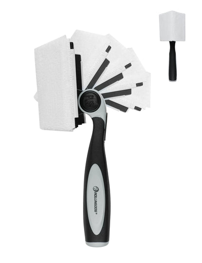 90180-lose-up of microfiber pad surface for even paint coverage
