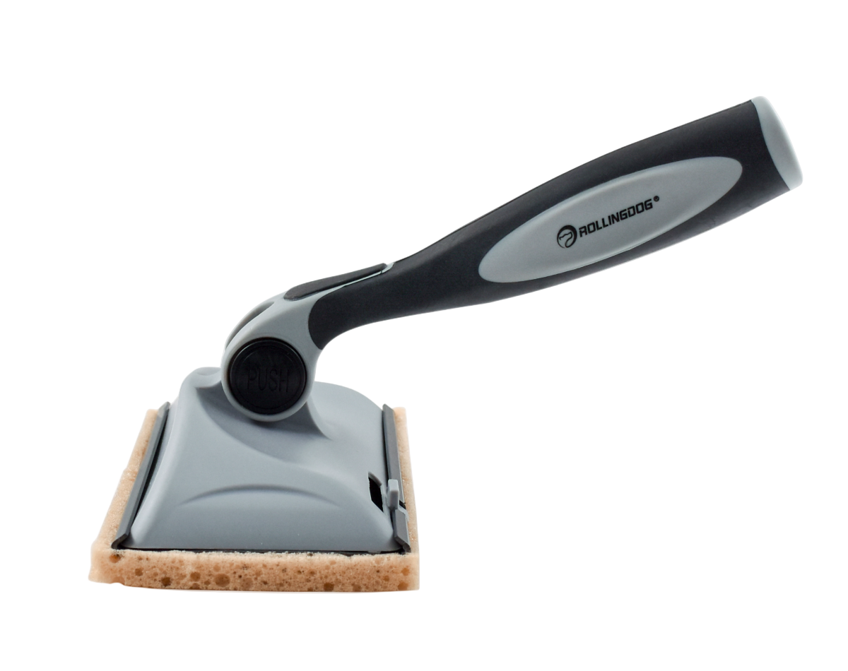 High-density foam pad for even stain and sealer coverage