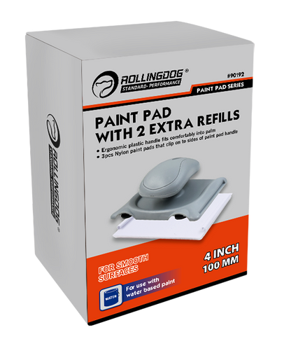 Smooth coverage with ROLLINGDOG paint pad on interior wall corners