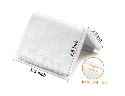 90196-Close-up of 5mm microfiber texture on corner angled paint pad