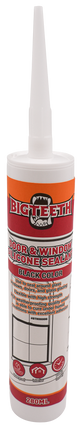 Door & Window Silicone Sealant – Weatherproof Waterproof Seal (White or Black)
