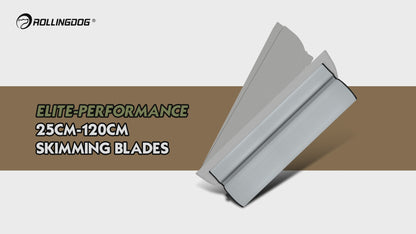 stainless steel skimming blade for smooth drywall finishing