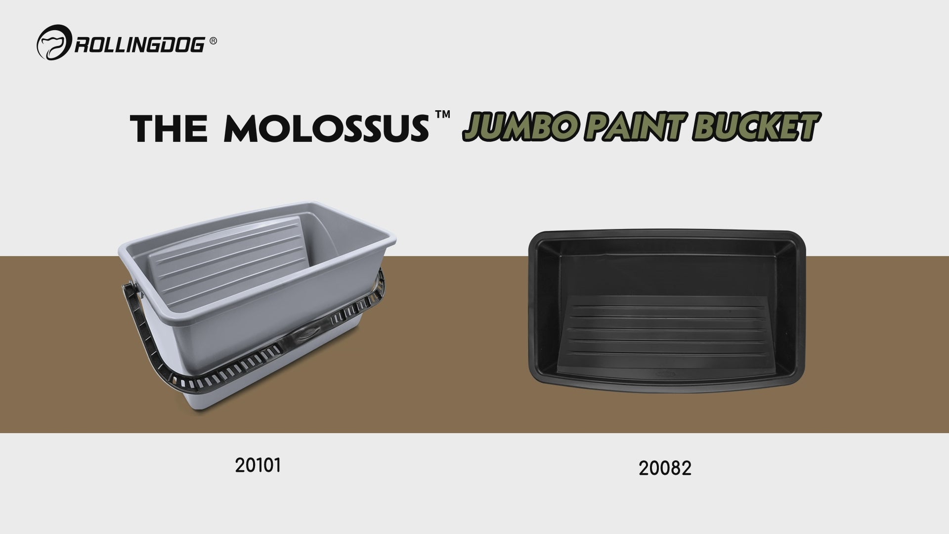 【に】MARUMITSU マルミツ　アドバンスボート　ロールバーセット MOLOSSUS™ Jumbo Paint Bucket | Deep Well with Angled Grid