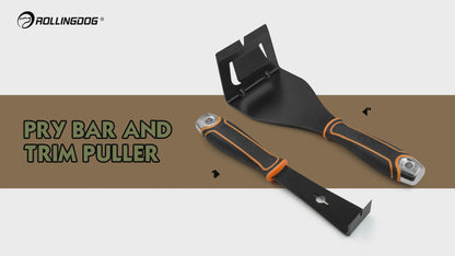 50488-stainless steel trim puller, baseboard removal tool, nail pulling tool, molding removal tool, damage-free trim remover