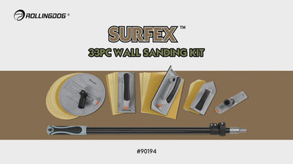 Kit de lijado de paredes SURFEX de 33 piezas